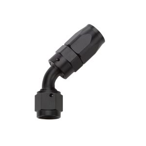 ALLSTAR PERFORMANCE #ALL49332 Reusable Hose End Black 45 Deg Elbow -6