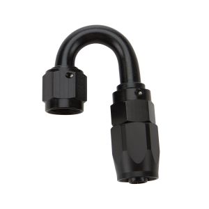 ALLSTAR PERFORMANCE #ALL49383 Reusable Hose End Black 180 Deg Elbow -8