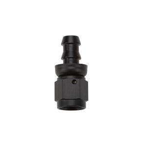 ALLSTAR PERFORMANCE #ALL49412 Pushlock Hose End Black Straight -6