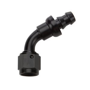 ALLSTAR PERFORMANCE #ALL49444 Pushlock Hose End Black 60 Deg Elbow -10