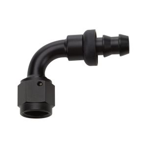 ALLSTAR PERFORMANCE #ALL49451 Pushlock Hose End Black 90 Deg Elbow -4