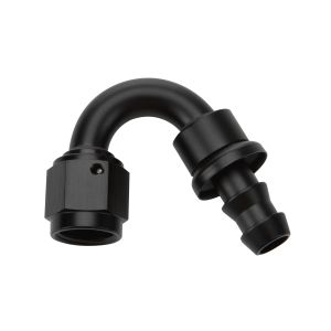 ALLSTAR PERFORMANCE #ALL49474 Pushlock Hose End Black 150 Deg Elbow -10
