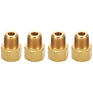 ALLSTAR PERFORMANCE #ALL50121 Adapter Fittings 1/8 NPT to 1/4 Line 4pk