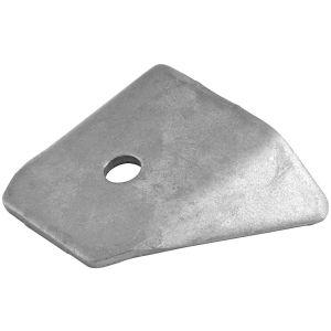 ALLSTAR PERFORMANCE #ALL60027 Gusset Tabs 4pk Flat Mount 1/4in Hole