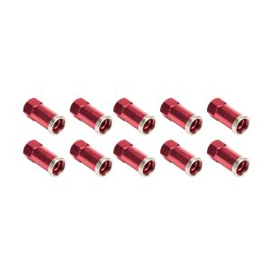 ALLSTAR PERFORMANCE #ALL72061 QC Cover Nuts Long Red 10pk