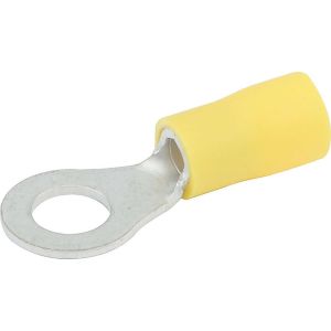 ALLSTAR PERFORMANCE #ALL76054 Ring Terminal 1/4in Hole Insulated 12-10 20pk