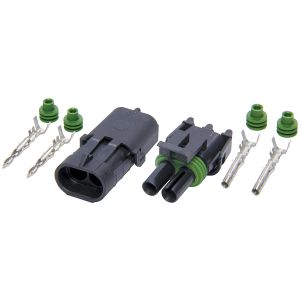 ALLSTAR PERFORMANCE #ALL76266 2-Wire Weather Pack Connector Kit