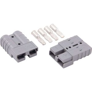 ALLSTAR PERFORMANCE #ALL76320 Battery Quick Disconnect 50 Amp Gray 1pr