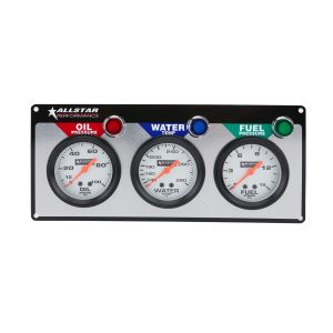 ALLSTAR PERFORMANCE #ALL80092 3 Gauge Panel ALL OP/WT/FP