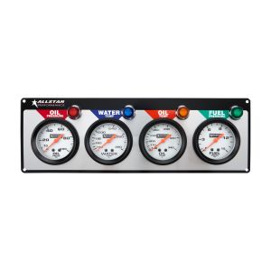 ALLSTAR PERFORMANCE #ALL80093 4 Gauge Panel ALL OP/WT/OT/FP