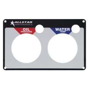 ALLSTAR PERFORMANCE #ALL80125 Repl 2 Gauge Panel OP/WT