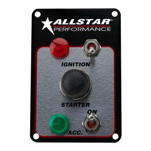 ALLSTAR PERFORMANCE #ALL80164 Waterproof Switch Panel Two Switch w/ Lights