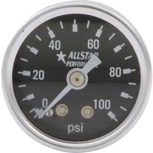 ALLSTAR PERFORMANCE #ALL80216 1.5in Gauge 0-100 PSI Dry Type