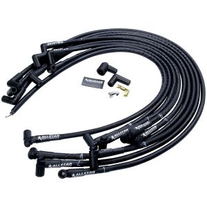 ALLSTAR PERFORMANCE #ALL81370 Spark Plug Race Wire Set Under Header w/ Sleeve