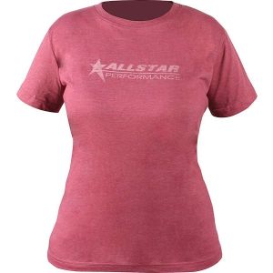ALLSTAR PERFORMANCE #ALL99920XXL Allstar T-Shirt Ladies Vintage Burgundy XX-Lg