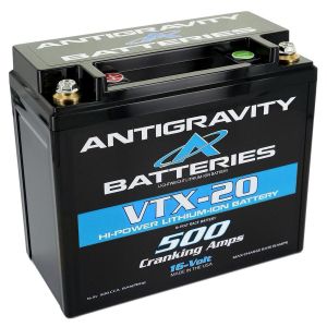 ANTIGRAVITY BATTERIES #AG-VTX-20-R Lithium Battery 500CCA 16Volt 4.5Lbs 20 Cell