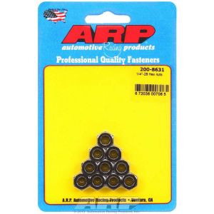 ARP #200-8631 1/4-28 Hex Nut w/Flange Kit (10pk)