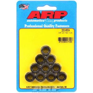 ARP #200-8634 Hex Nuts - 3/8-24 (10)