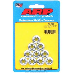 ARP #200-8665 Hex Serrated Flange Nuts 5/16-24 (10)
