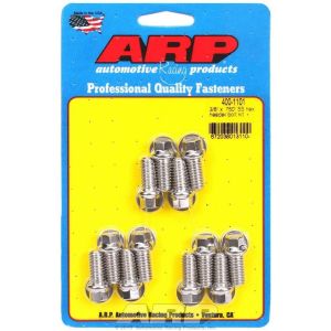 ARP #400-1101 S/S Header Bolt Kit - 3/8 x .750 UHL (12)