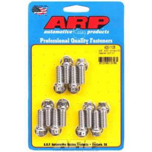ARP #400-1106 S/S Header Bolt Kit - 3/8 x .875 UHL (12)