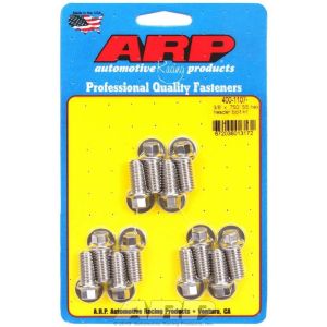 ARP #400-1107 S/S Header Bolt Kit - 3/8 x .750 UHL (12)