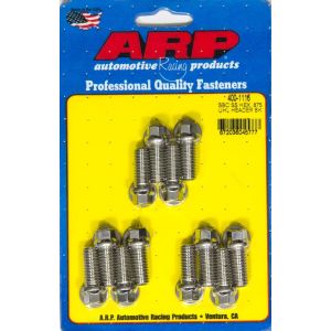 ARP #400-1116 Header Bolt Kit - 6pt. 3/8 x .875 UHL (12)