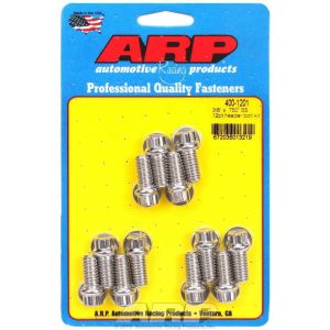 ARP #400-1201 S/S Header Bolt Kit - 3/8 x .750 UHL (12)