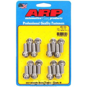 ARP #400-1202 S/S Header Bolt Kit - 3/8 x .750 UHL (16)