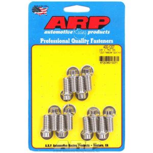 ARP #400-1207 S/S Header Bolt Kit - 3/8 x .750 UHL (12)