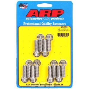 ARP #400-1209 S/S Header Bolt Kit - 3/8 x 1.00 UHL (12)