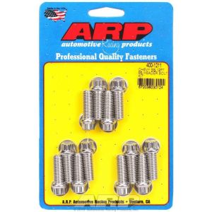 ARP #400-1211 S/S Header Bolt Kit - 3/8 x 1.00 UHL (12)