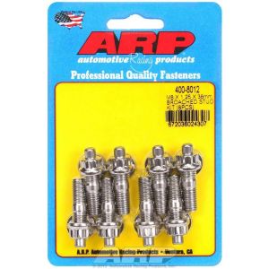 ARP #400-8012 Stud Kit - Broached 8pk 8mm x 1.25 x 38mm