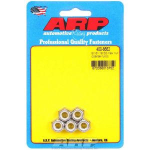 ARP #400-8662 S/S Hex Nyloc Nuts 5/16-18 (5)