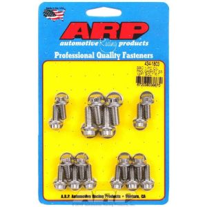 ARP #434-1803 SBC S/S Oil Pan Bolt Kit 12pt.