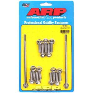ARP #434-6901 S/S Oil Pan Bolt Kit 6pt. LS1/LS2