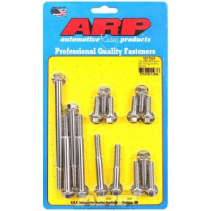 ARP #454-1504 SBF S/S T/C & W/P Bolt Kit 6pt.
