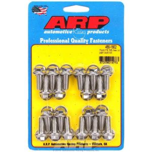 ARP #455-1802 BBF S/S Oil Pan Bolt Kit 6pt.