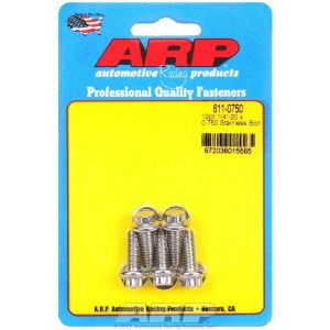 ARP #611-0750 S/S Bolt Kit - 12pt. (5) 1/4-20 x .750