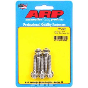 ARP #611-1250 S/S Bolt Kit - 12pt. (5) 1/4-20 x 1.250