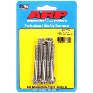 ARP #611-2250 S/S Bolt Kit - 12pt. (5) 1/4-20 x 2.250