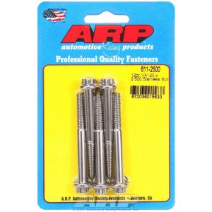 ARP #611-2500 S/S Bolt Kit - 12pt. (5) 1/4-20 x 2.500