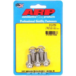 ARP #612-0750 S/S Bolt Kit - 12pt. (5) 5/16-18 x .750