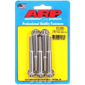 ARP #612-2500 S/S Bolt Kit - 12pt. (5) 5/16-18 x 2.500