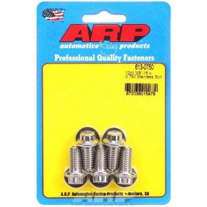 ARP #613-0750 S/S Bolt Kit - 12pt. (5) 3/8-16 x .750