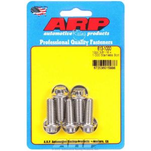 ARP #613-1000 S/S Bolt Kit - 12pt. (5) 3/8-16 x 1.000