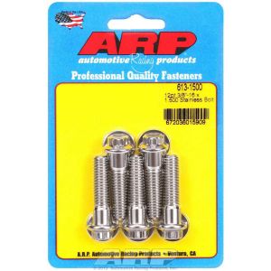 ARP #613-1500 S/S Bolt Kit - 12pt. (5) 3/8-16 x 1.500