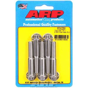 ARP #613-2250 S/S Bolt Kit - 12pt. (5) 3/8-16 x 2.250