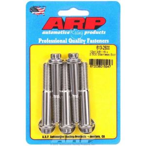 ARP #613-2500 S/S Bolt Kit - 12pt. (5) 3/8-16 x 2.500