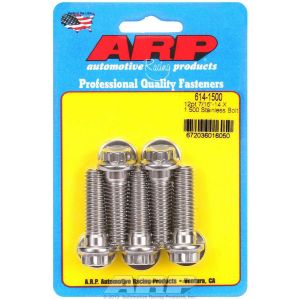 ARP #614-1500 S/S Bolt Kit - 12pt. (5) 7/16-24 x 1.500
